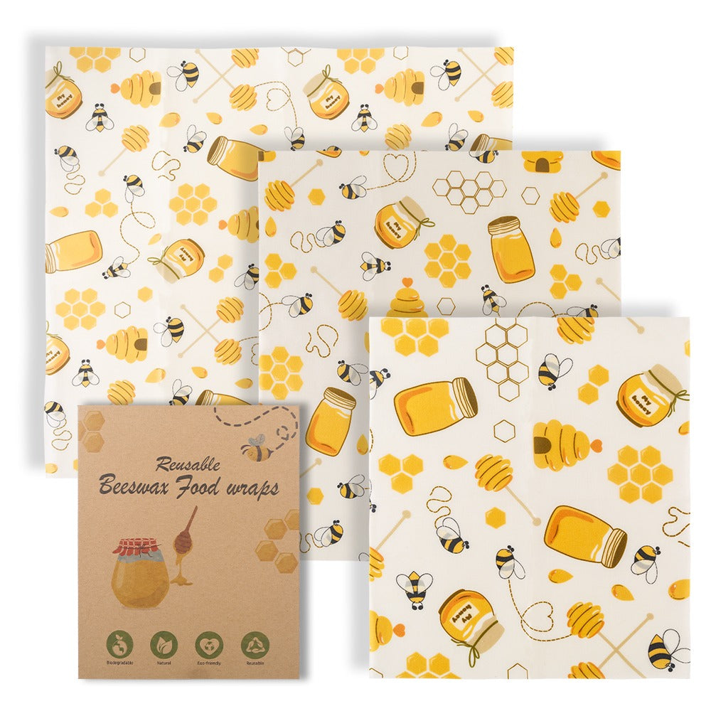 Cotton Beeswax Fresh-Keeping Cloth - 