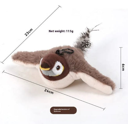 Interactive Flapping Bird Plush Toy - Image27164725739614