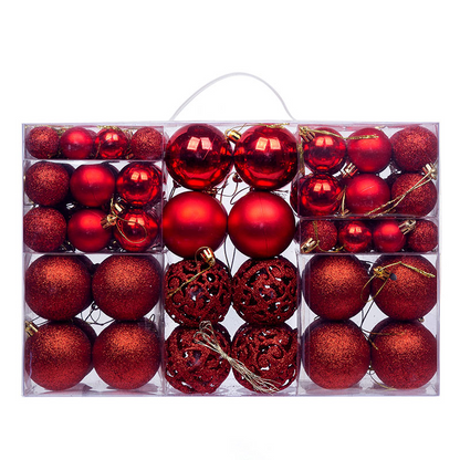 Christmas Ball Decorations 100 pcs - Image26755454206046