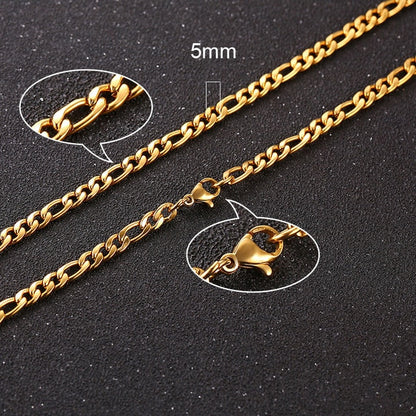 Twisted Rope Figaro Necklaces - Image26755091071070