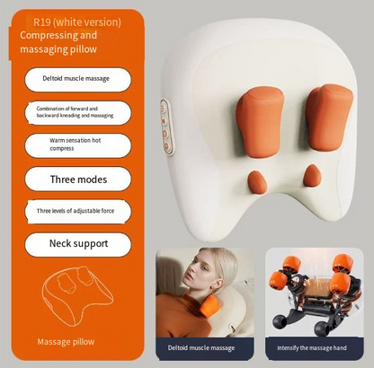 Neck & Shoulder Massage Pillow - Image26755176038494