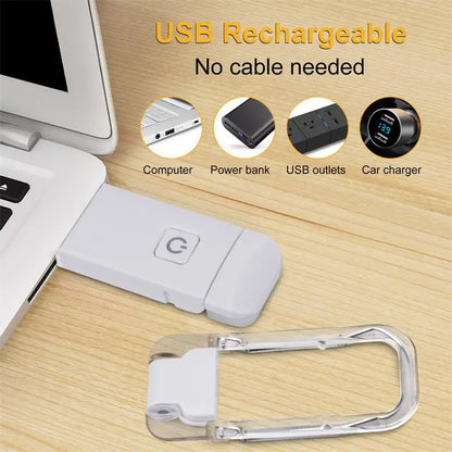 LED USB Rechargeable Book Light Reading Light Eye Protection - Image26755103391838