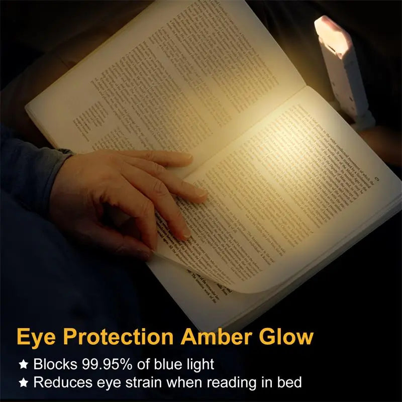 LED USB Rechargeable Book Light Reading Light Eye Protection - 