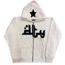 Star Printed Zip Up Hoodies - Image26755369861214