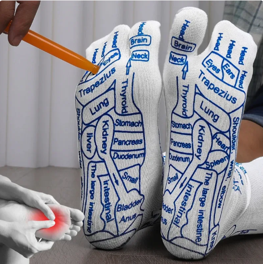 Acupressure Foot Massage Socks - Image46227411370078