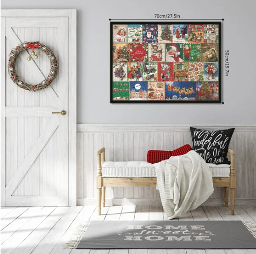 Merry Jigsaw Advent Calendar Puzzle - 