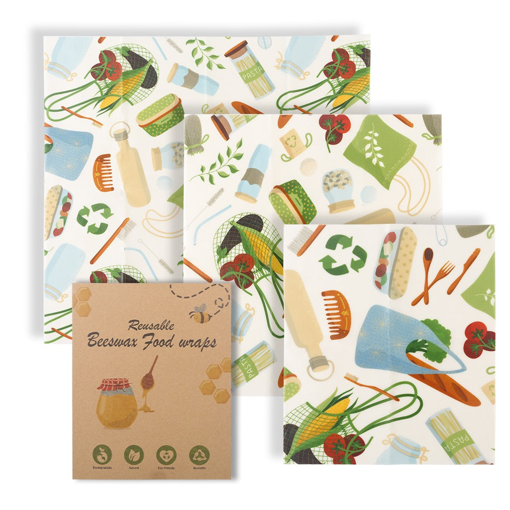 Cotton Beeswax Fresh-Keeping Cloth - Image26755148644446