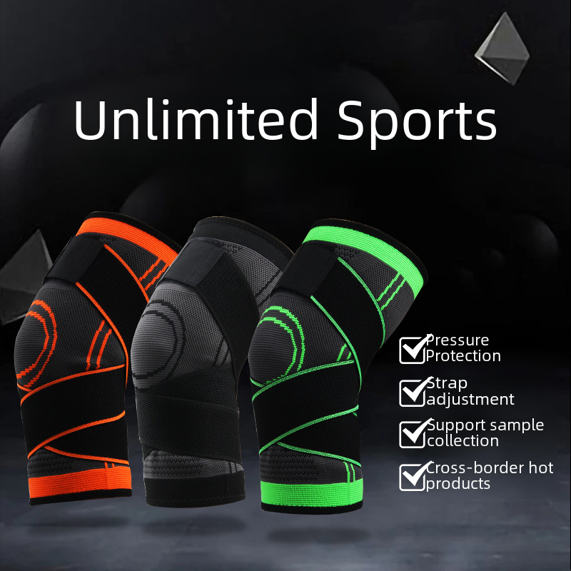 Men's Compression Knee Brace for Sports and Fitness - Image26755362357342