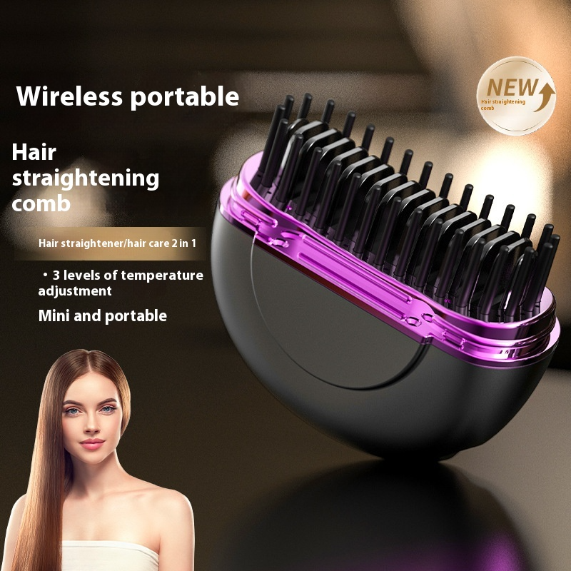 Portable Ceramic Hair Straightener - Image26755118432350