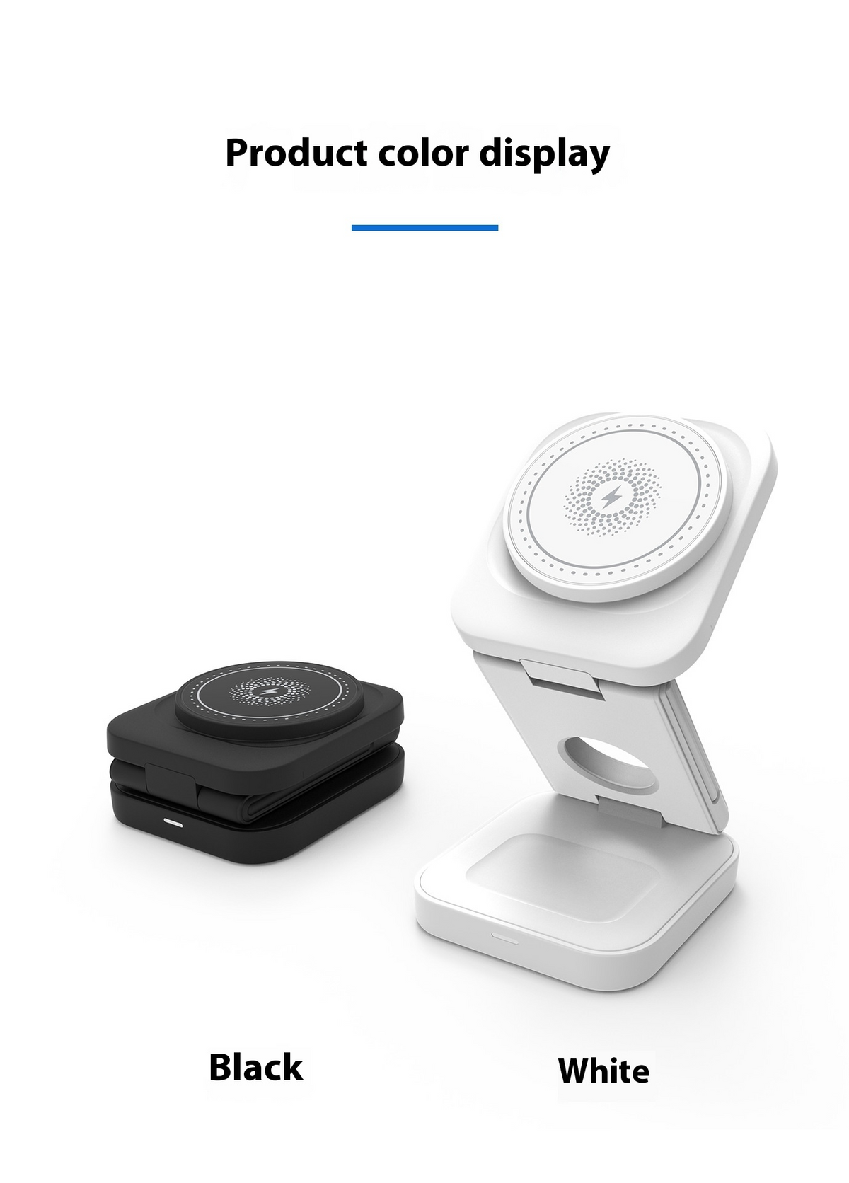 3 IN 1 FOLDABLE WIRELESS CHARGER - 