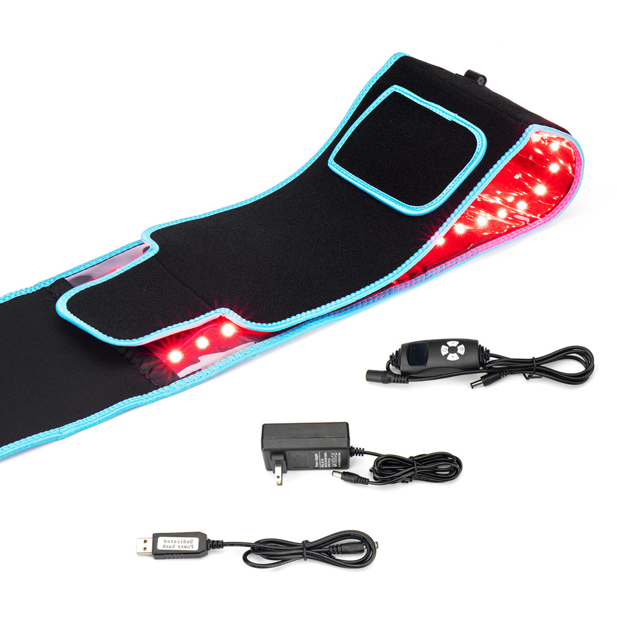 Long Wave Red Light Therapy Heating Waist Belt - Image26755189375070
