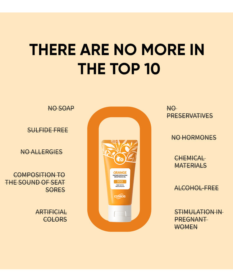 Orange Exfoliating Whitening Gel for Skin Care - Image46332247015518