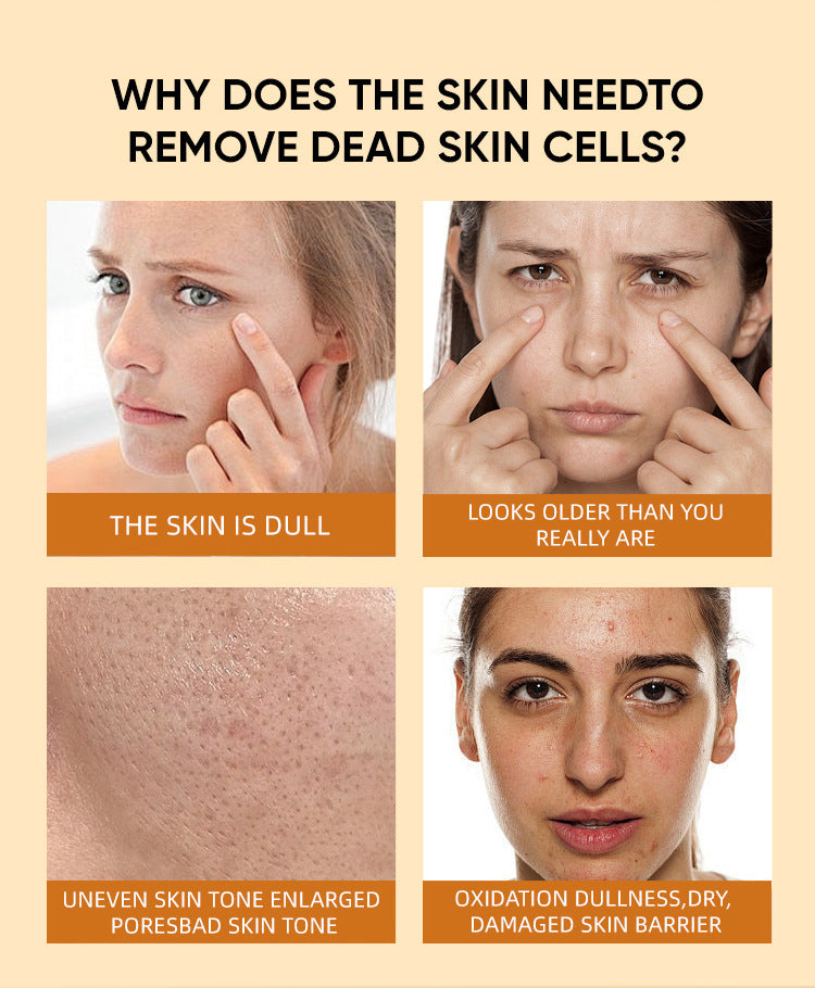 Orange Exfoliating Whitening Gel for Skin Care - 
