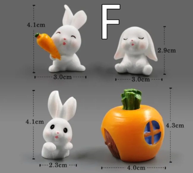 Mini Resin Animal Figurines – DIY Micro-Landscape Decor - Image26755147235422