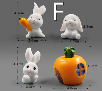 Mini Resin Animal Figurines – DIY Micro-Landscape Decor - Image26755147235422