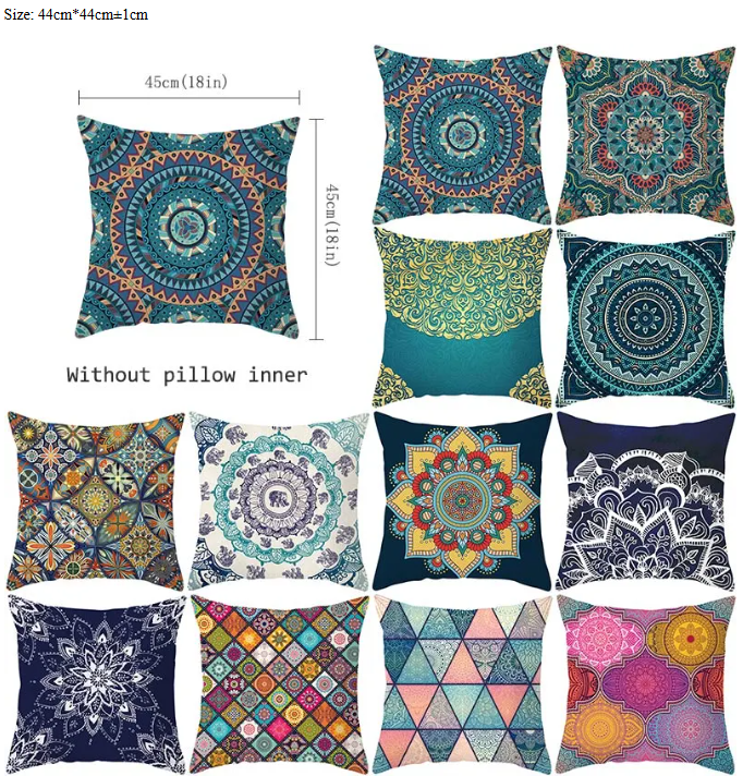 Soft Mandala Sofa Pillowcase - Image26755429564510