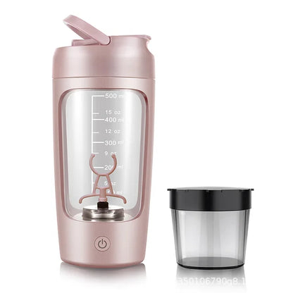 Electric Portable Whey Protein Shaker Bottle - Image26755139534942