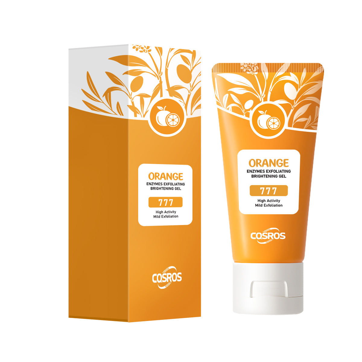 Orange Exfoliating Whitening Gel for Skin Care - 
