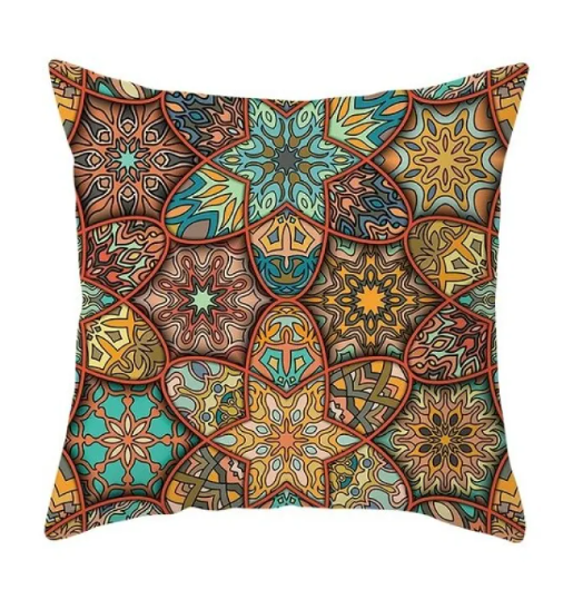 Mandala cushion cover designed to complement home furnishings