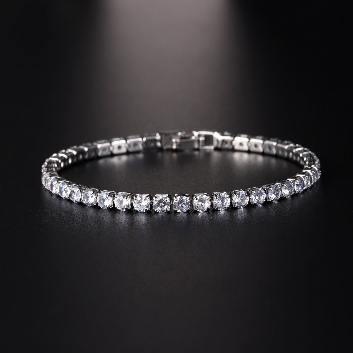 Hip Hop 4.0 Micro Zircon Tennis Bracelet Set - 