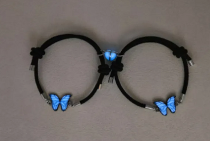 Blue Luminous Smart Butterfly Necklace - Image26755142156382