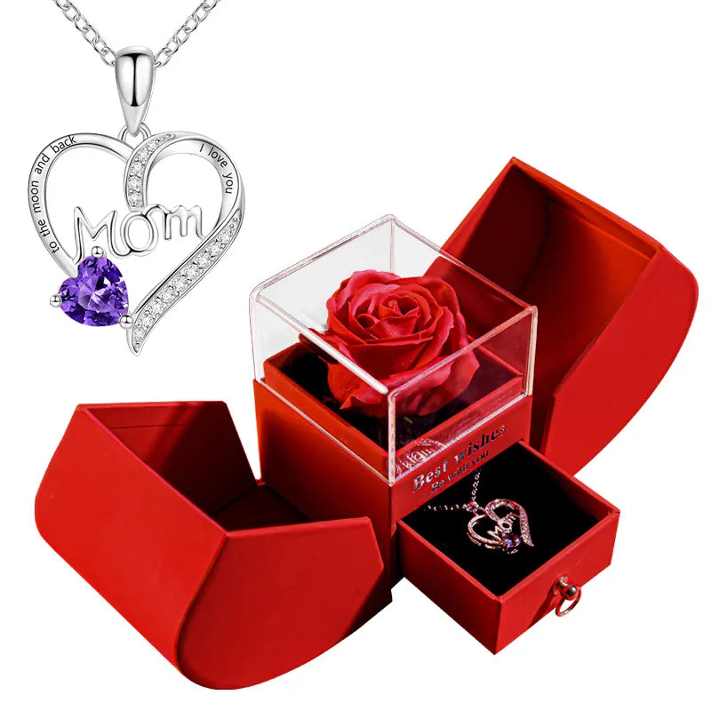 Christmas Jewelry Box Necklace - 
