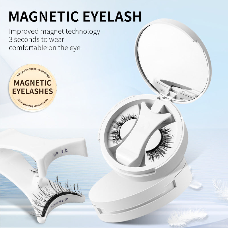 Magnetic False Eyelashes Set with Applicator - 