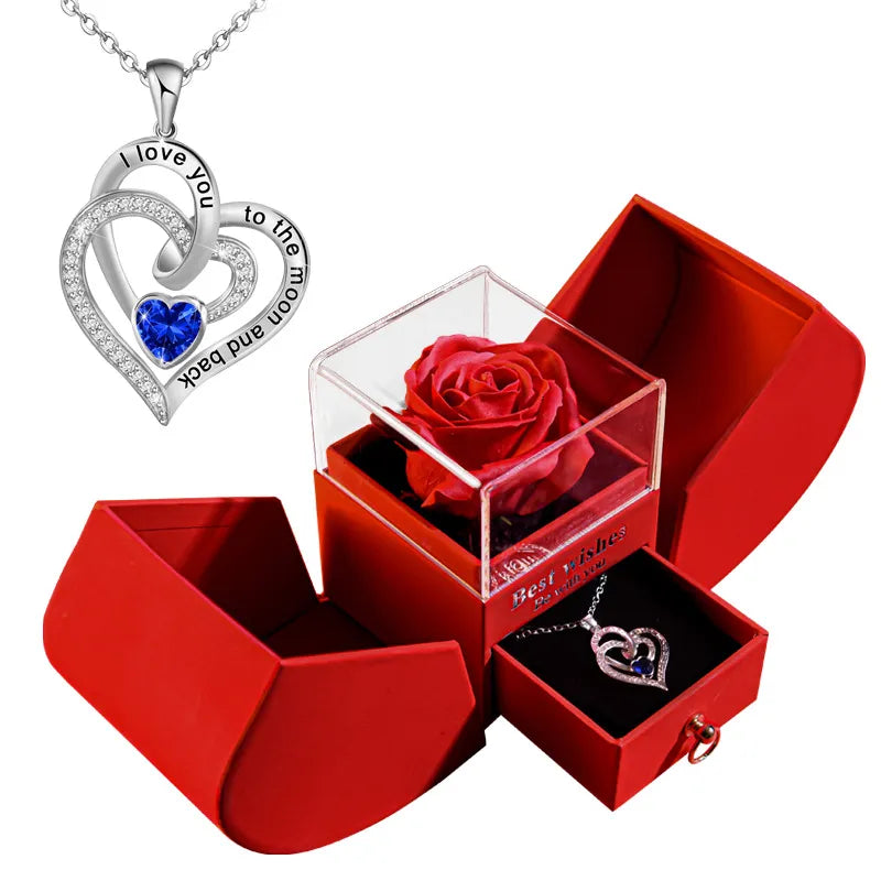 Christmas Jewelry Box Necklace - 