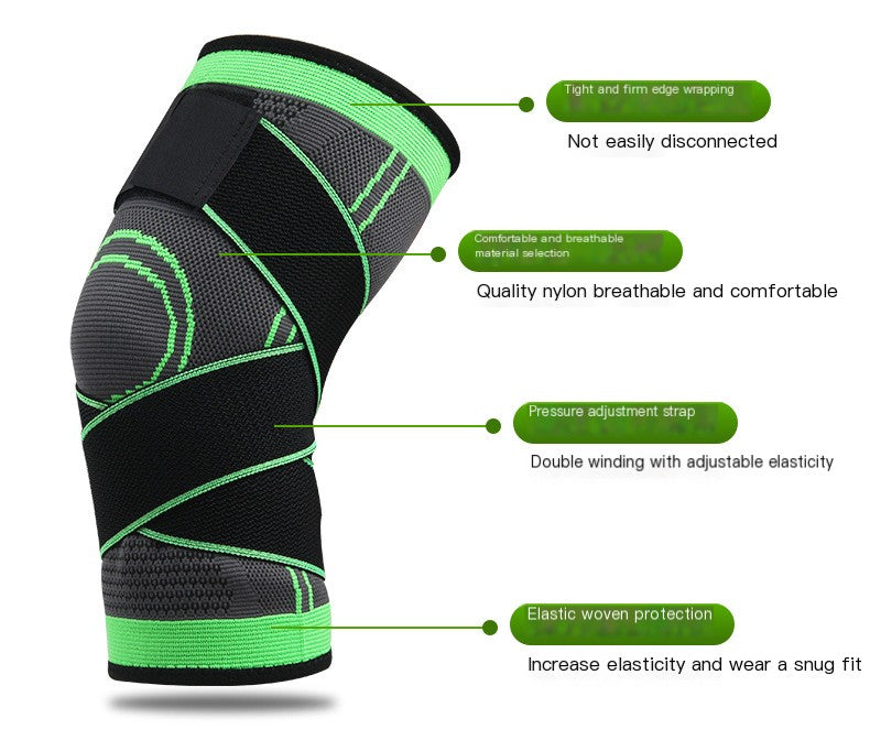 Men's Compression Knee Brace for Sports and Fitness - 