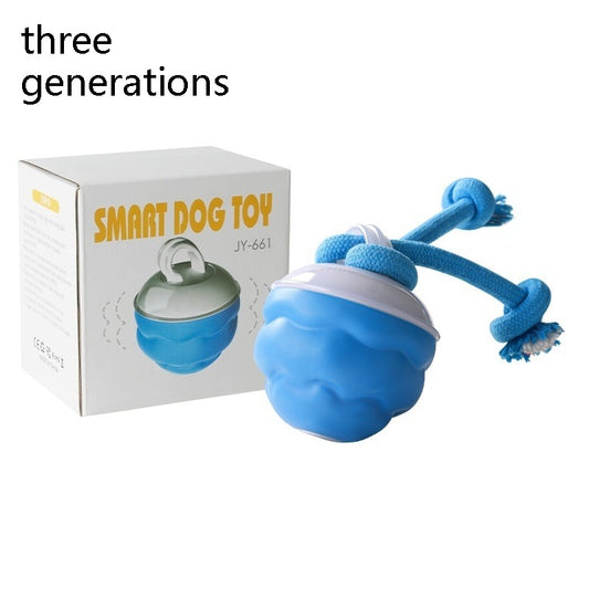 Interactive rolling toy ball for curious cats and dogs