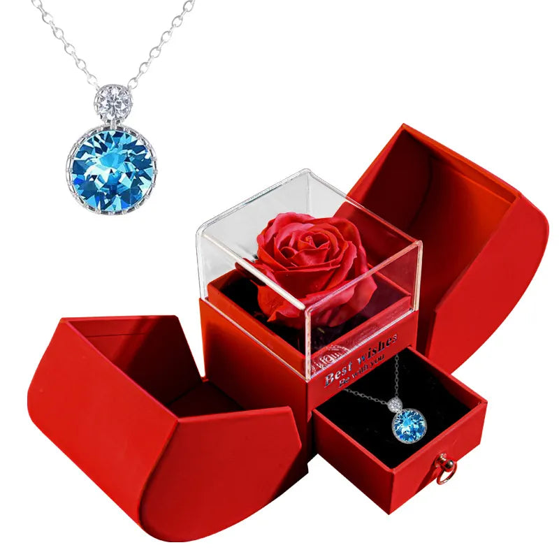 Christmas Jewelry Box Necklace - 