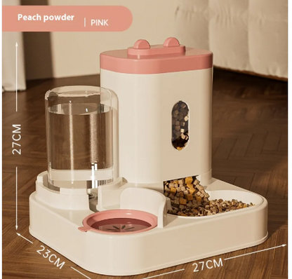 Automatic Pet Feeder Dog Basin Cat Bowl Supplies Water Dispenser - Image26755120791646