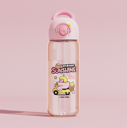 Children's Whale Cartoon Diving Fountain Water Bottle - Tritan Leakproof Sippy Cup (Various Sizes & Colors) - Image26755315662942