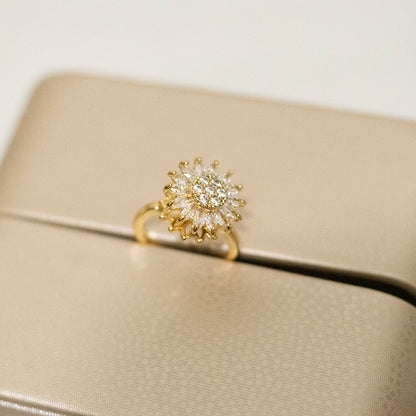 Sunflower Rotation Ring for Anxiety Relief - Image26755101589598