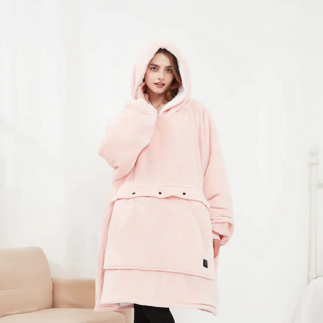 Heated Hoodie Blanket - Image26755196026974