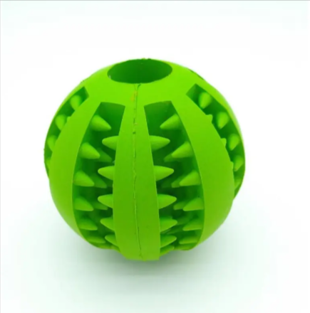 Interactive Rubber Slow Feeder Dog Ball - 
