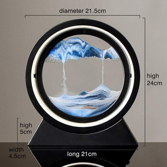 Moving Sand Art Landscape Table Lamp - Image26755088187486