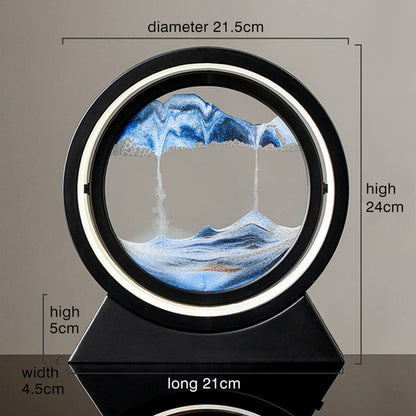 Moving Sand Art Landscape Table Lamp - Image26755088187486