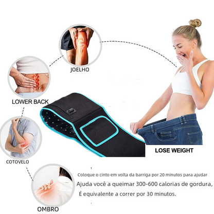Long Wave Red Light Therapy Heating Waist Belt - Image26755189211230