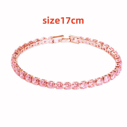 Hip Hop 4.0 Micro Zircon Tennis Bracelet Set - Image26755082158174