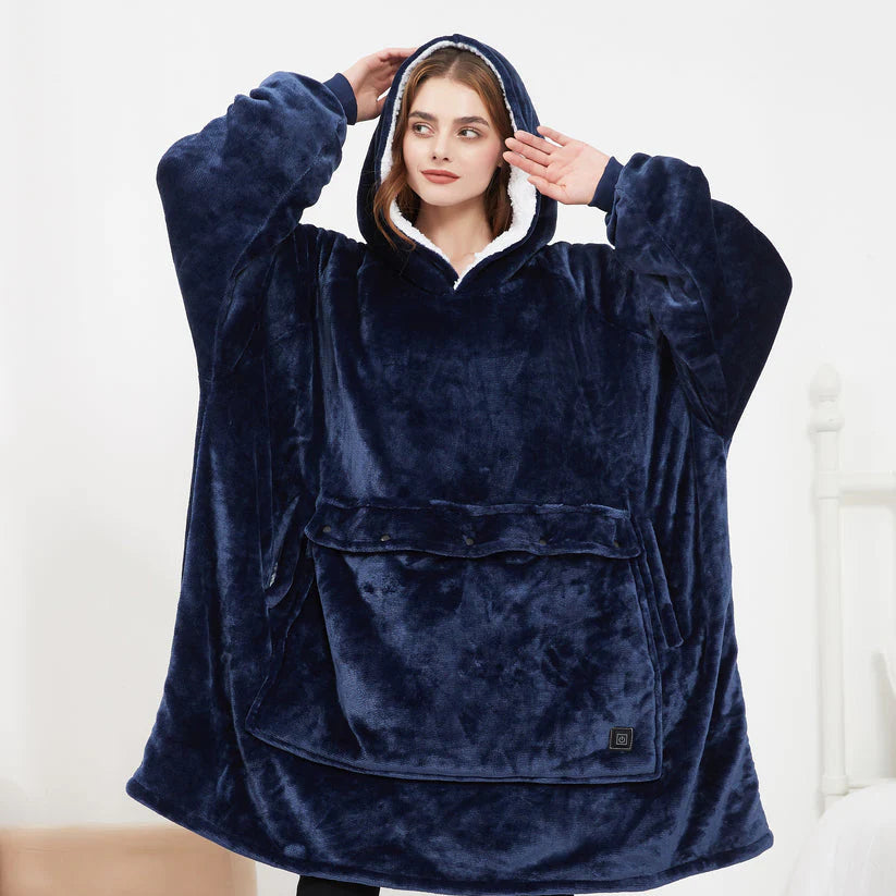 Heated Hoodie Blanket - 