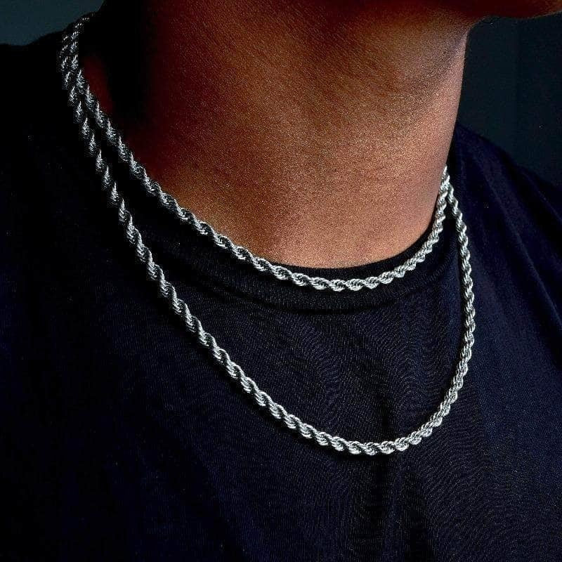 Twisted Rope Figaro Necklaces - Image26755090874462