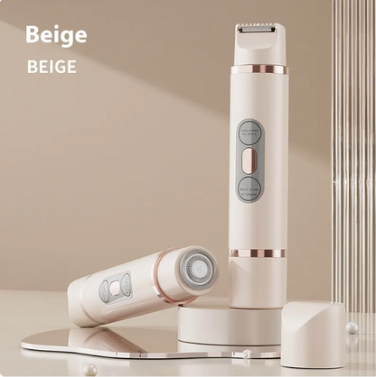 Dual-Head Electric Shaver Painless Women's Epilator Bikini Hair Removal Device Automatic Hair Trimmer Underarm Facial Lips Leg - Image26755081371742