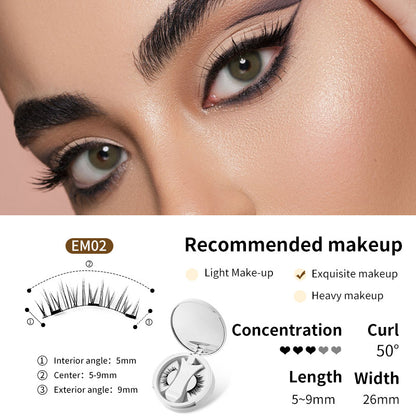 Magnetic False Eyelashes Set with Applicator - Image26755169157214