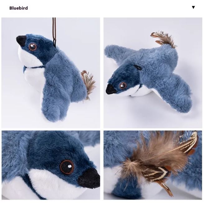 Interactive Flapping Bird Plush Toy - 