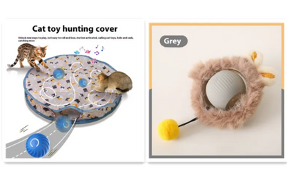 PurrPlay Self-Rolling Cat Toy Ball - Image26755194159198