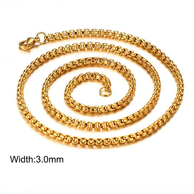 Twisted Rope Figaro Necklaces - 
