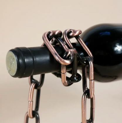 Magic Iron Chain Wine Bottle Holder - Image26755330572382