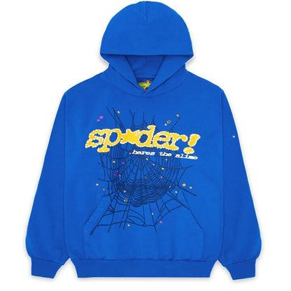 Spider Letter Prints Hoodies - Image26755163652190