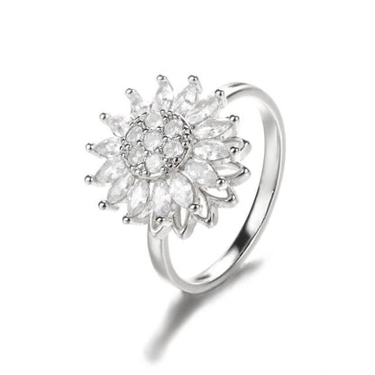 Sunflower Rotation Ring for Anxiety Relief - Image26755101655134